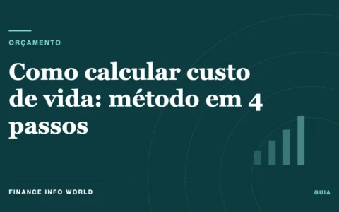 Capa do artigo: Como calcular custo de vida: método em 4 passos