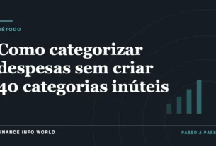 Capa do artigo: Como categorizar despesas sem criar 40 categorias inúteis