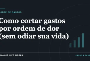 Capa do artigo: Como cortar gastos por ordem de dor (sem odiar sua vida)