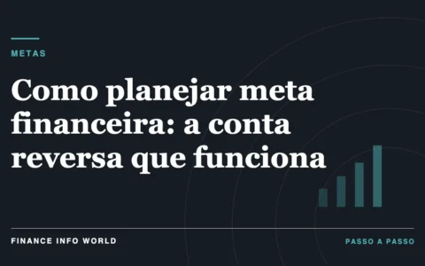 Capa do artigo: Como planejar meta financeira: a conta reversa que funciona