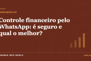 Capa do artigo: Controle financeiro pelo WhatsApp: é seguro e qual o melhor?