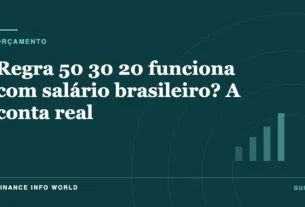 Capa do artigo: Regra 50 30 20 funciona com salário brasileiro? A conta real