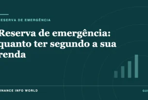 Capa do artigo: Reserva de emergência: quanto ter segundo a sua renda